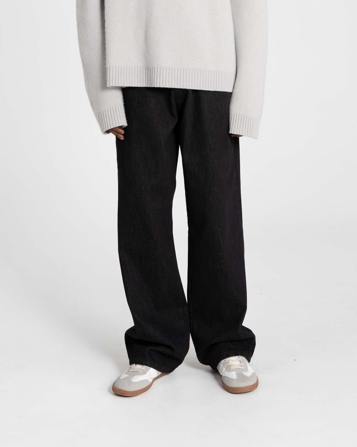 Baggy Denim Jeans Black HERRER